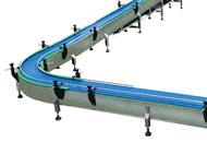 Curve Modular Belt Conveyor